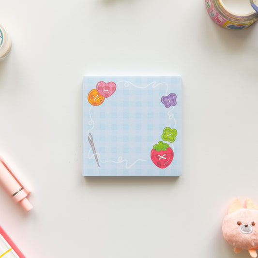 Buttons Memo Pad
