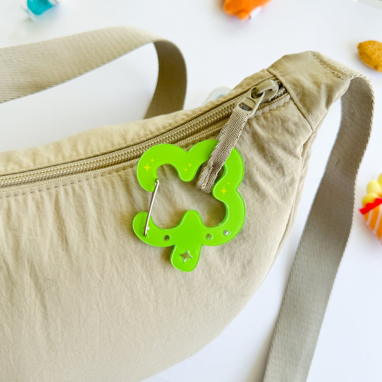Clover Acrylic Carabiner