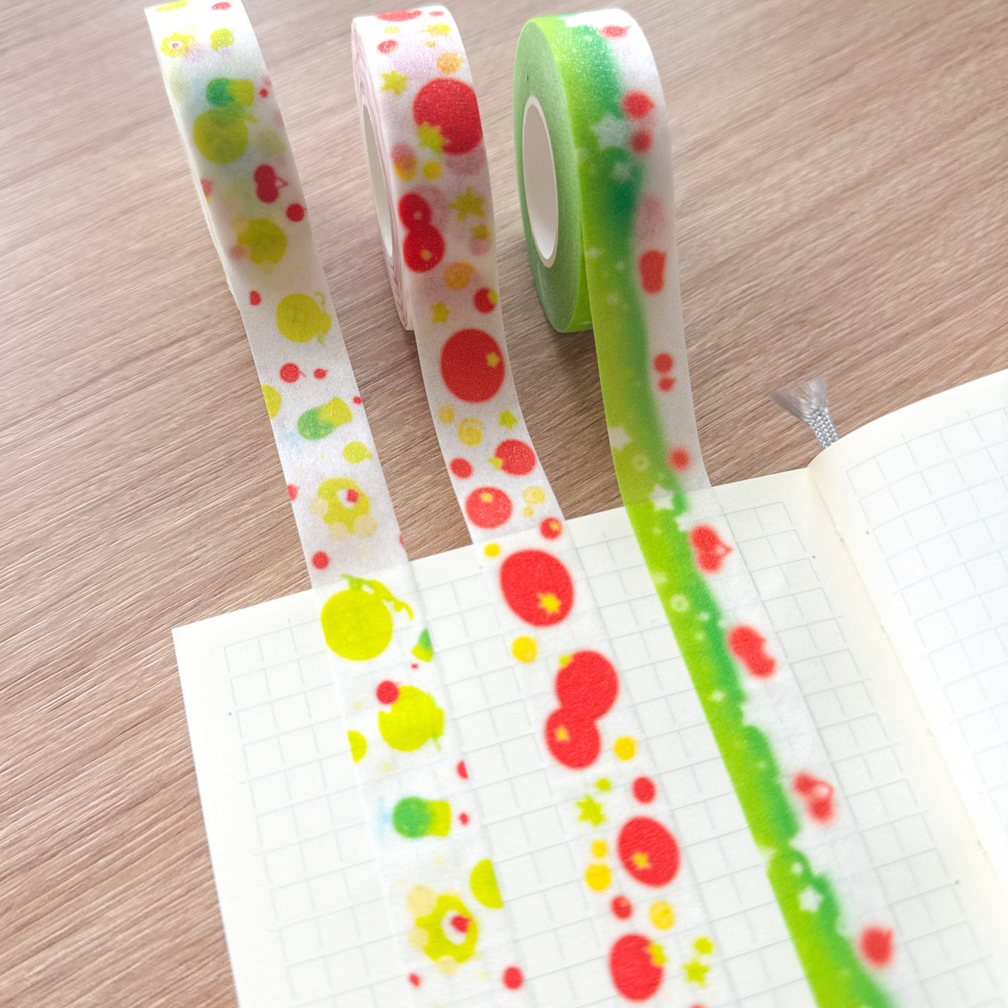 Melons Glittery Washi Tape