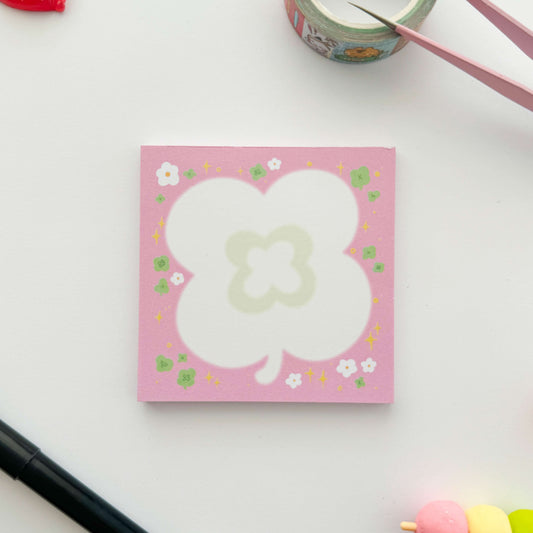 Lucky Clover Memo Pad