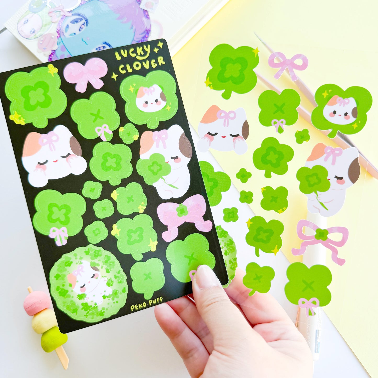 Lucky Clover Sticker Sheet