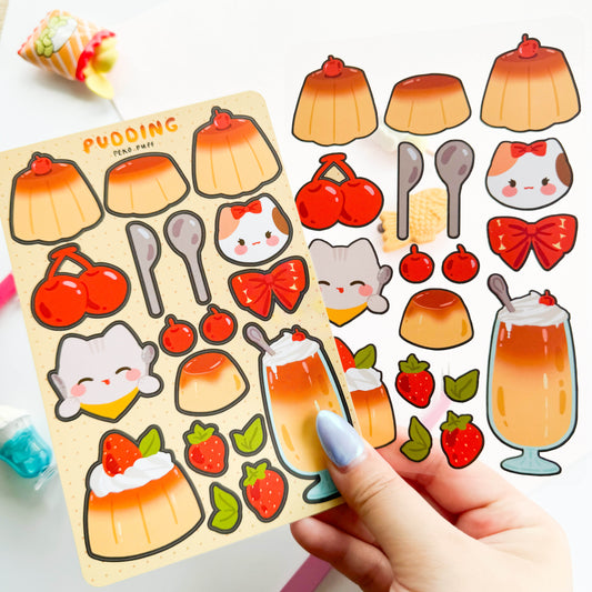 Flan Sticker Sheet