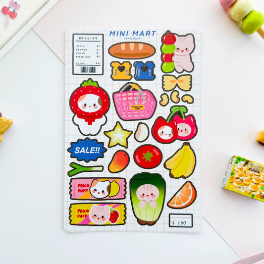 Mini Mart Sticker Sheet