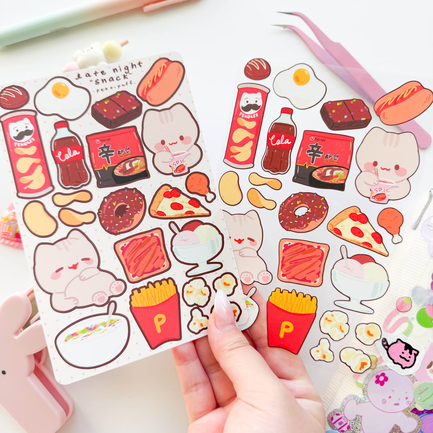 Late Night Snack Sticker Sheet