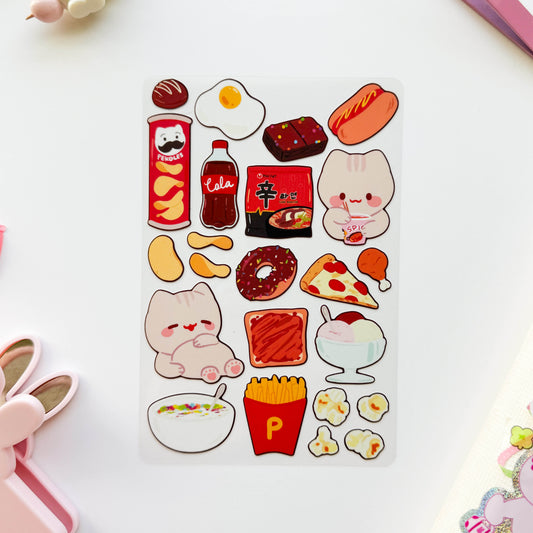 Late Night Snack Sticker Sheet