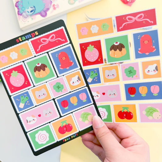 Stamps Sticker Sheet
