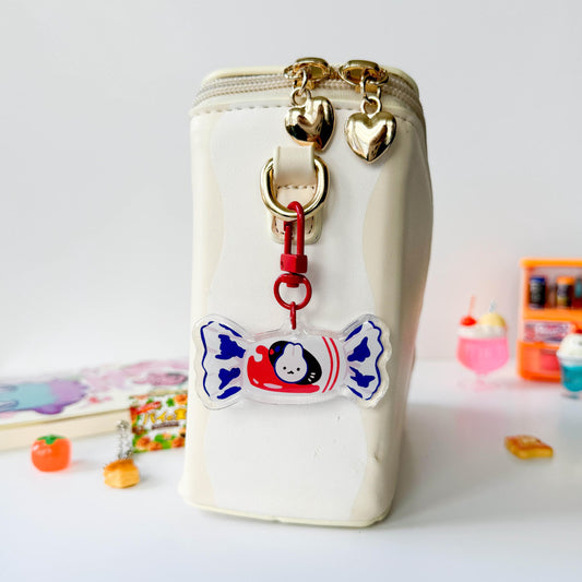White Rabbit Keychain