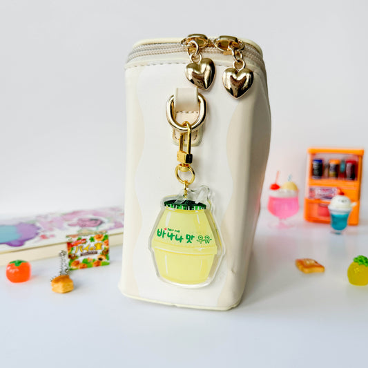Banana Milk Keychain