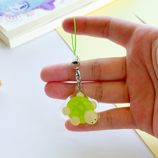 Melon Bread Turtle Phone Charm