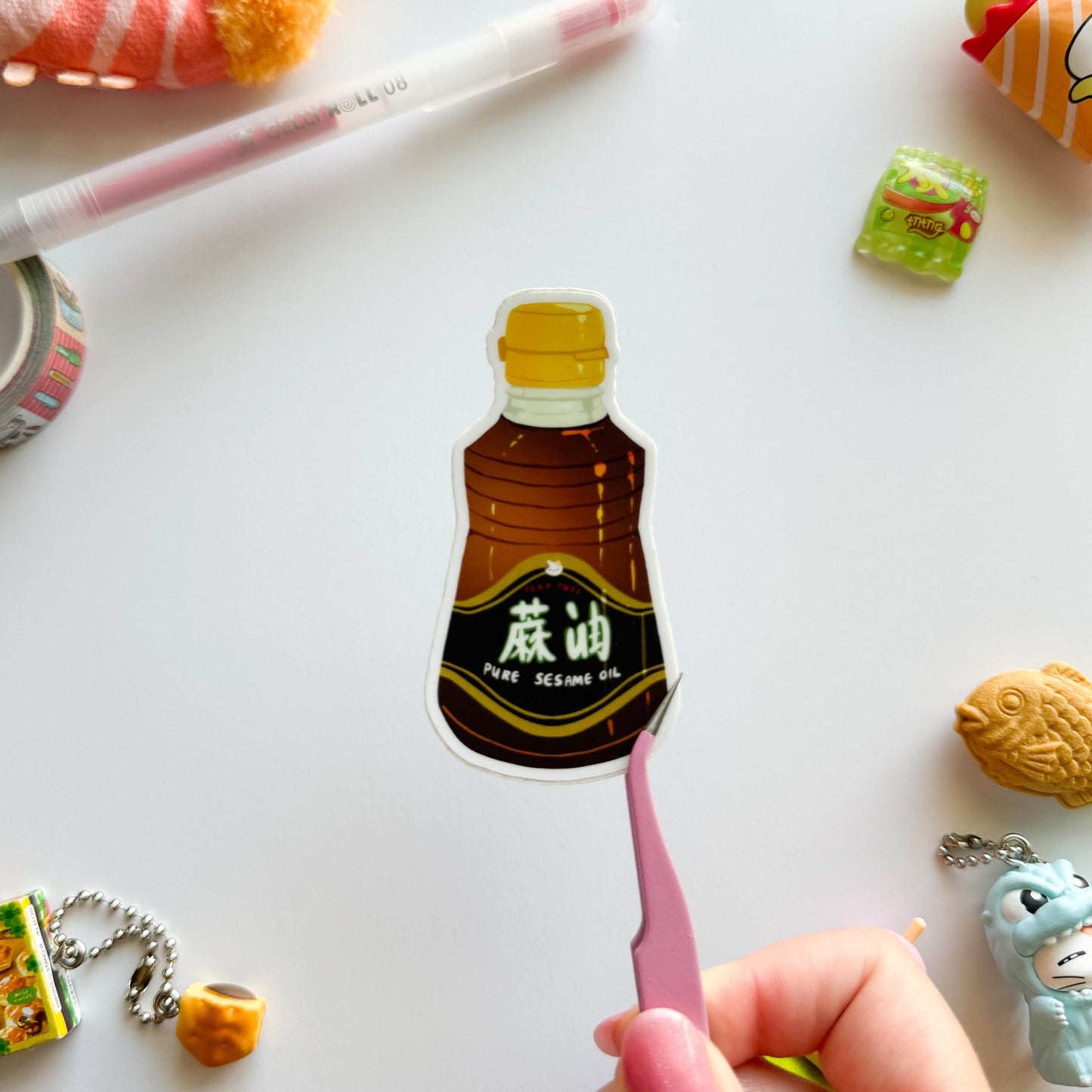 Sesame Oil Vinyl Sticker