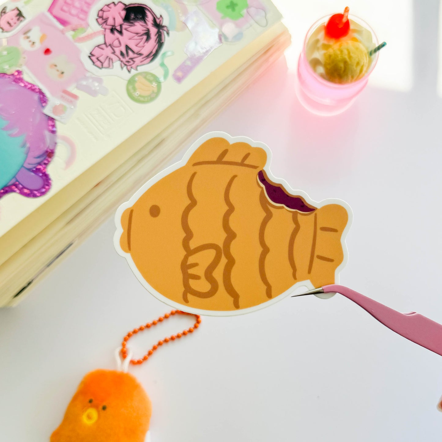 Taiyaki Fish Dessert Vinyl Sticker