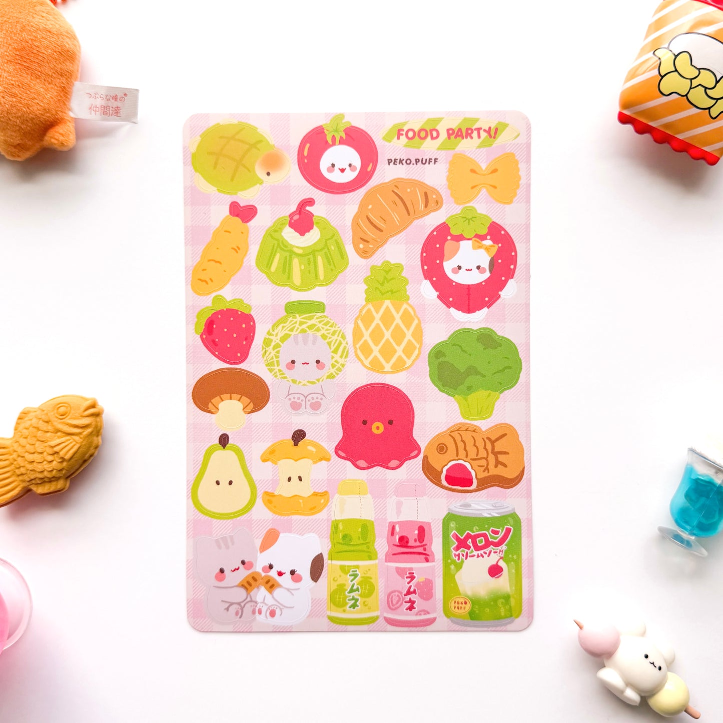 Food Party Sticker Sheet