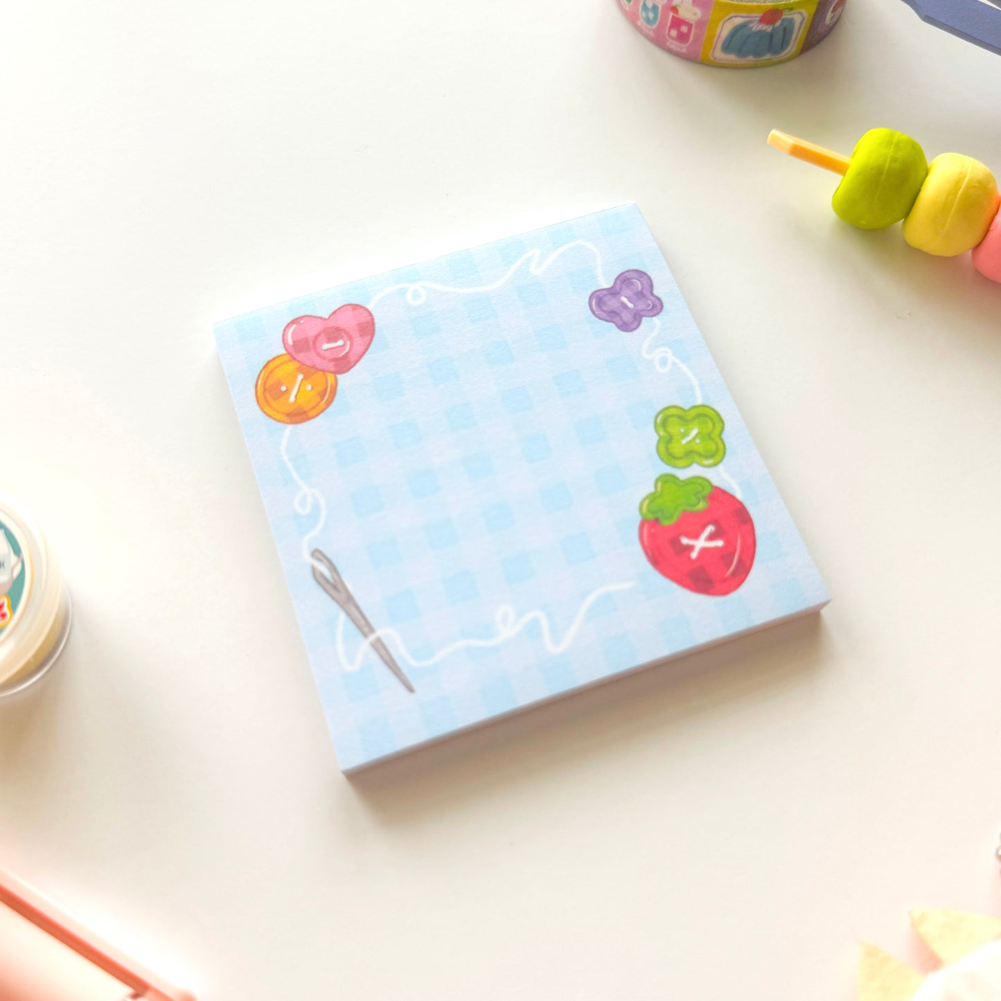 Buttons Memo Pad