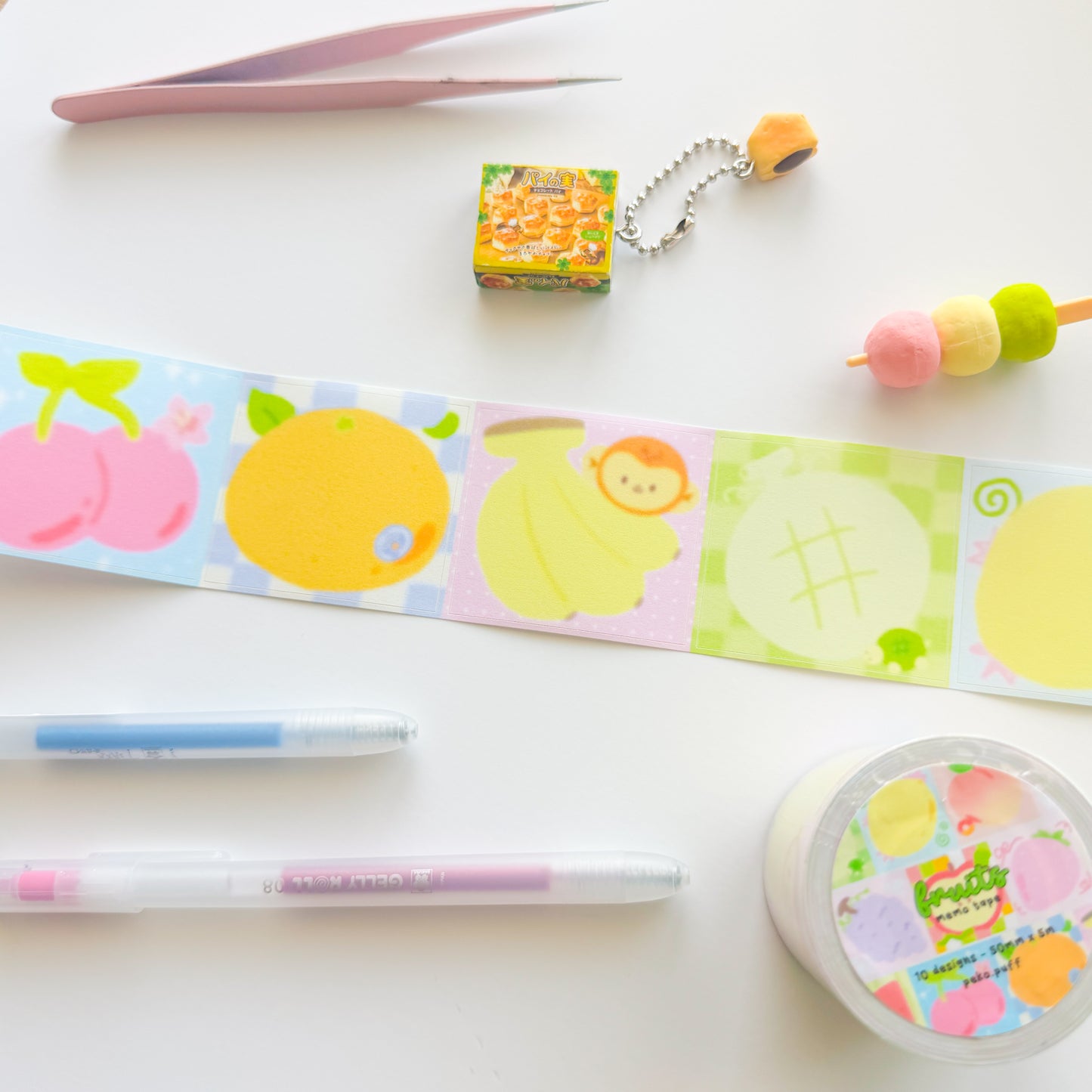 Fruits Memo Tape