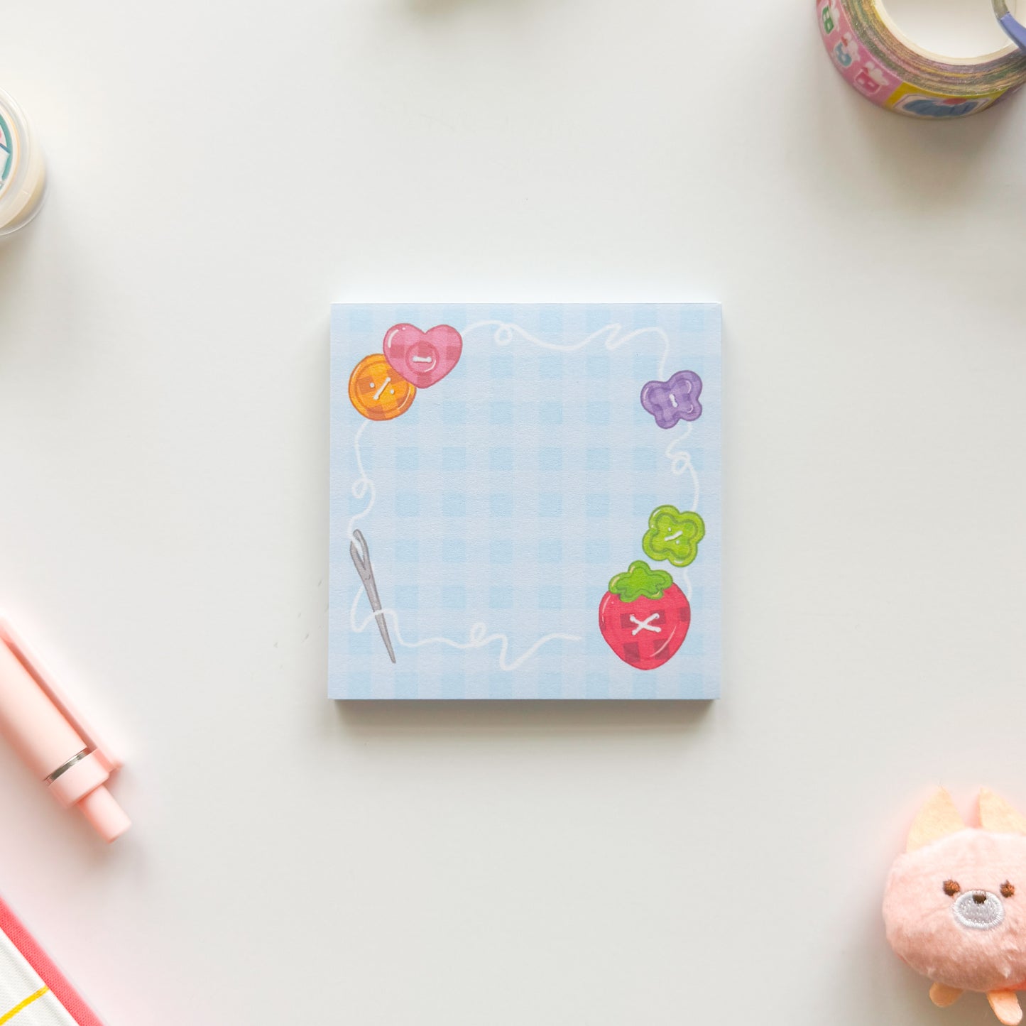 Buttons Memo Pad