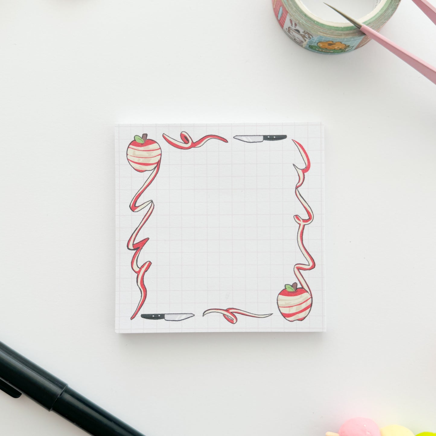 Peeled Apple Memo Pad
