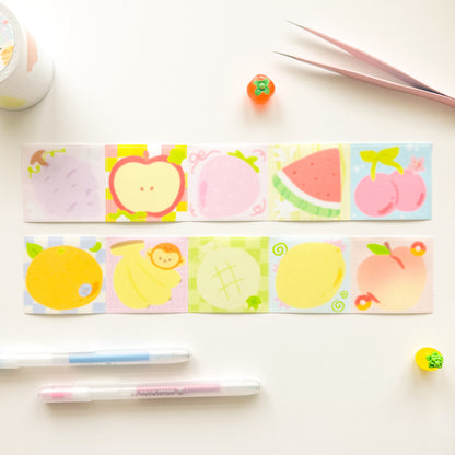 Fruits Memo Tape