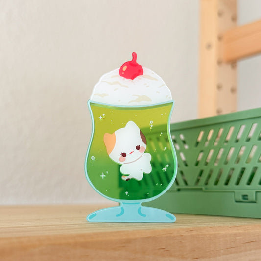 Melon Soda Puff Desk Friend Acrylic Standee
