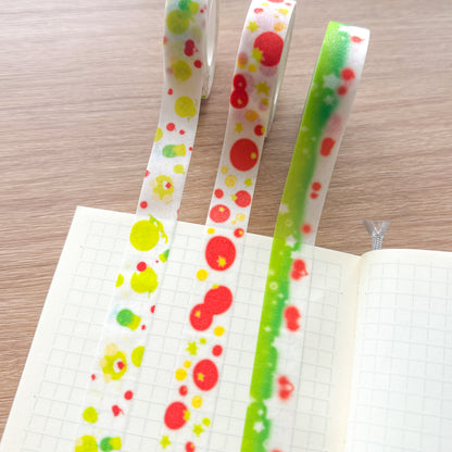 Melons Glittery Washi Tape