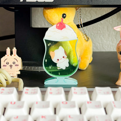 Melon Soda Puff Desk Friend Acrylic Standee