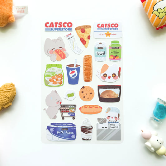 Catsco Superstore Sticker Sheet