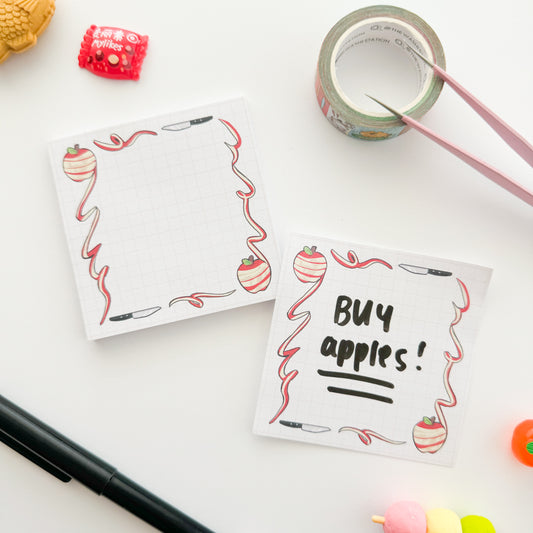 Peeled Apple Memo Pad