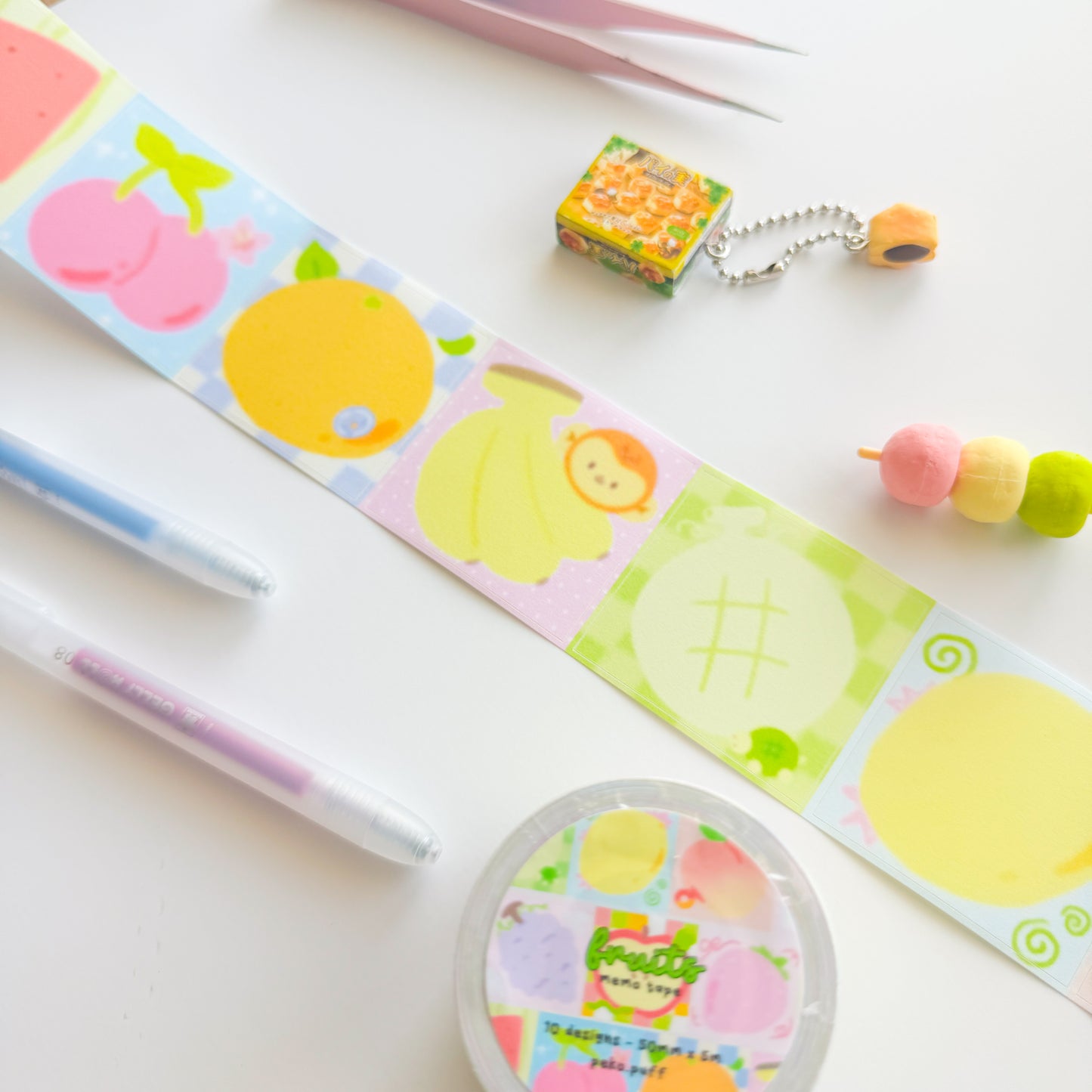 Fruits Memo Tape