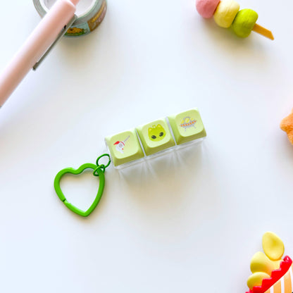 Alien Clicky Fidget Keychain