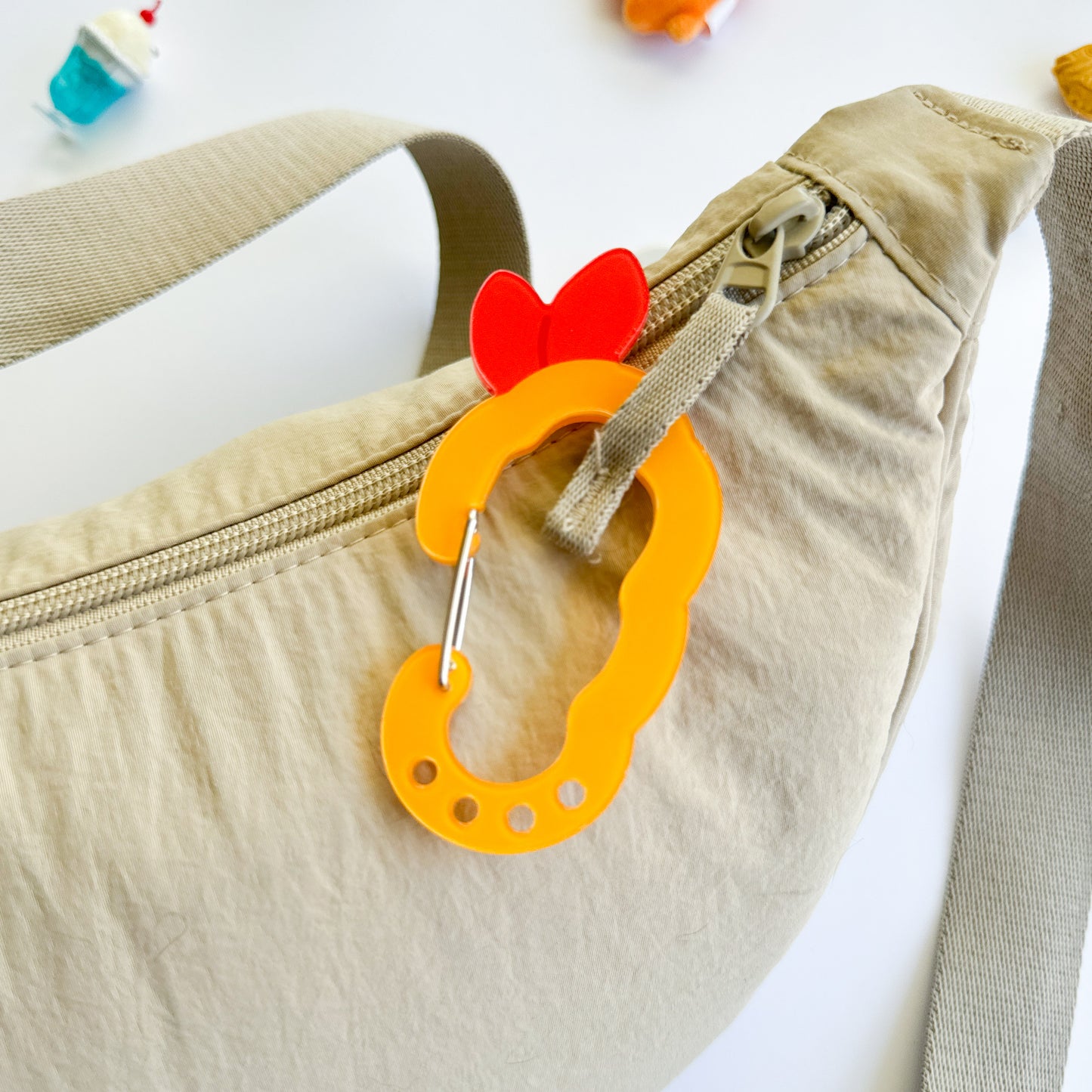 Tempura Acrylic Carabiner
