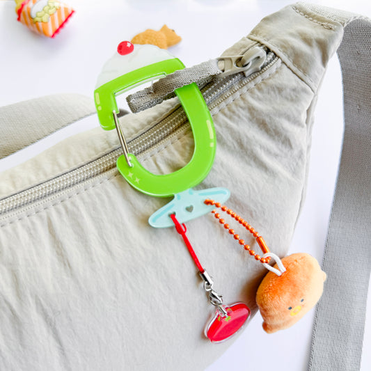 Melon Soda Acrylic Carabiner