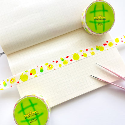 Melons Glittery Washi Tape