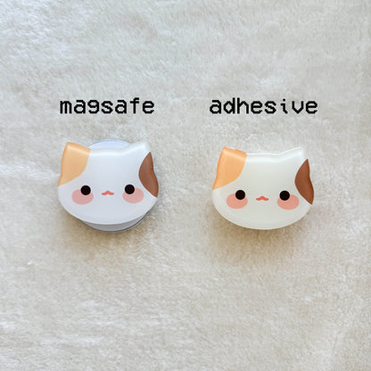 Puff Calico Phone Grip