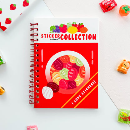 Japanese Hard Candy Mini Reusable Sticker Book