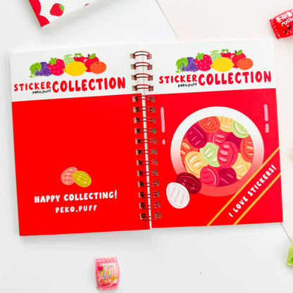 Japanese Hard Candy Mini Reusable Sticker Book