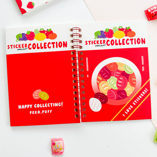 Japanese Hard Candy Mini Reusable Sticker Book