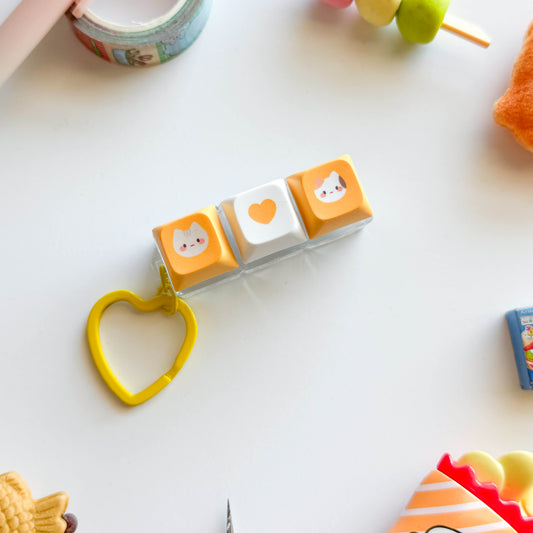 Cats Clicky Fidget Keychain