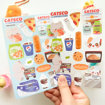 Catsco Superstore Sticker Sheet