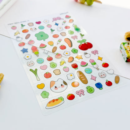 Clear Block Deco Sticker Sheet