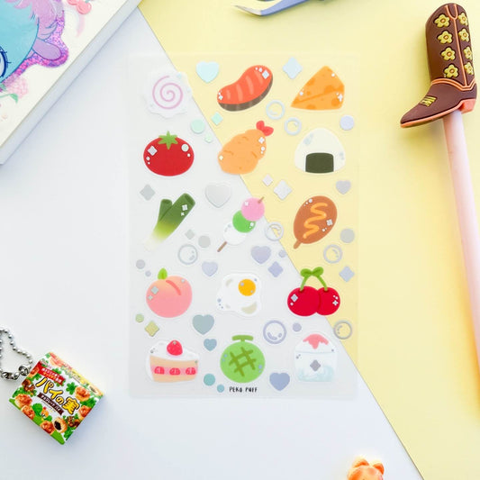 Holographic Foods Sticker Sheet