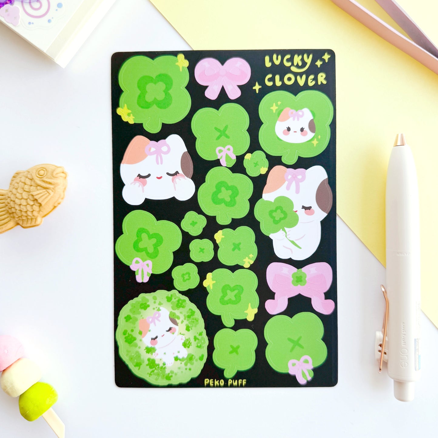 Lucky Clover Sticker Sheet