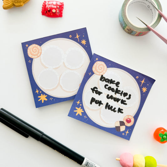 Butter Cookies Memo Pad
