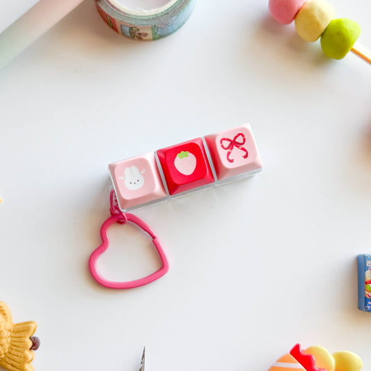 Coquette Clicky Fidget Keychain