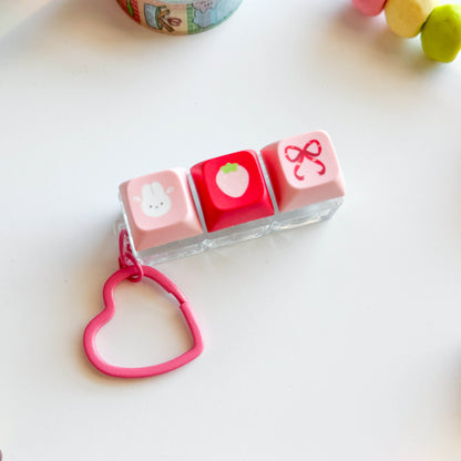 Coquette Clicky Fidget Keychain