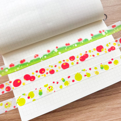 Melons Glittery Washi Tape