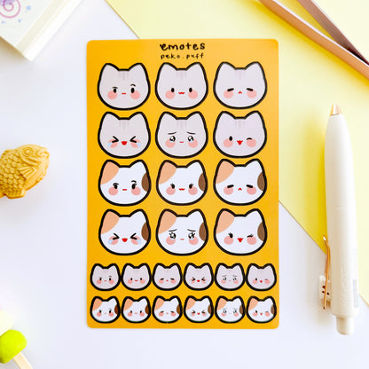 Emotes Sticker Sheet