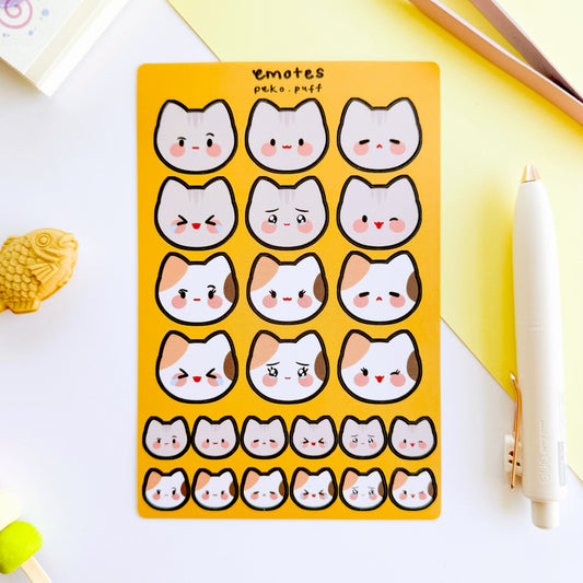 Emotes Sticker Sheet