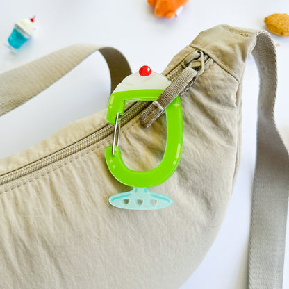 Melon Soda Acrylic Carabiner