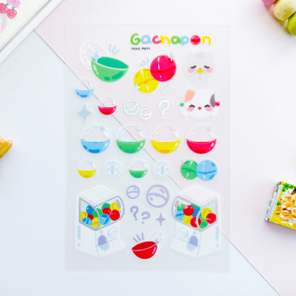 Gachapon Sticker Sheet