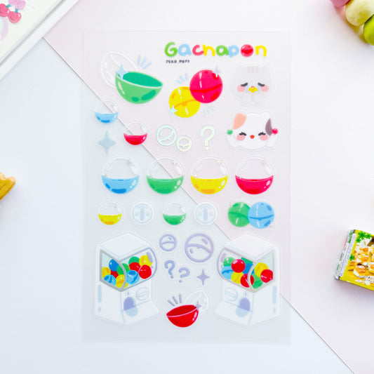Gachapon Sticker Sheet