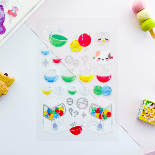 Gachapon Sticker Sheet